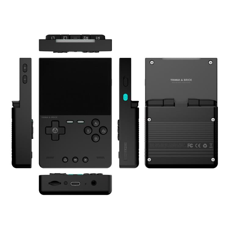 TRIMUI BRICK Open Source Pocket Console Portable Wireless Bluetooth HD Retro Arcade, Size: Standard No Card(Black) - free shipping - PMc TechLife - Order now!