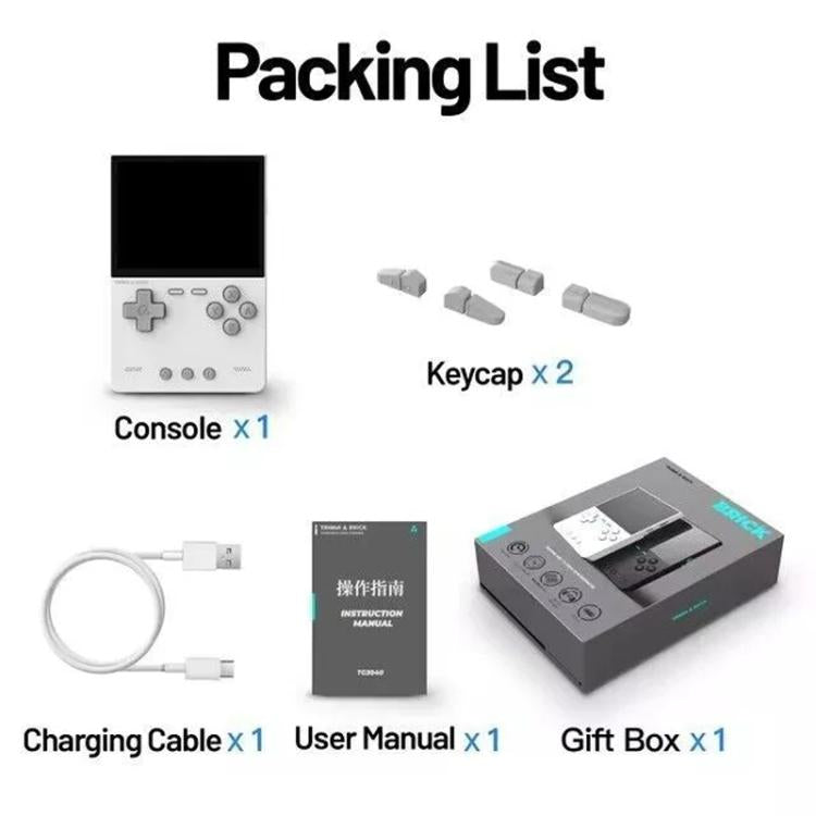 TRIMUI BRICK Open Source Pocket Console Portable Wireless Bluetooth HD Retro Arcade, Size: 128G(Black) - free shipping - PMc TechLife - Order now!