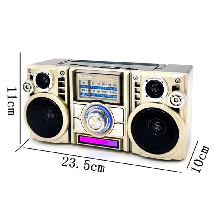COLON RX-65SD Solar Charging Stereo FM Radio Wireless Bluetooth Speaker(Random Color Delivery) - free shipping - PMC TechLife - Order now!