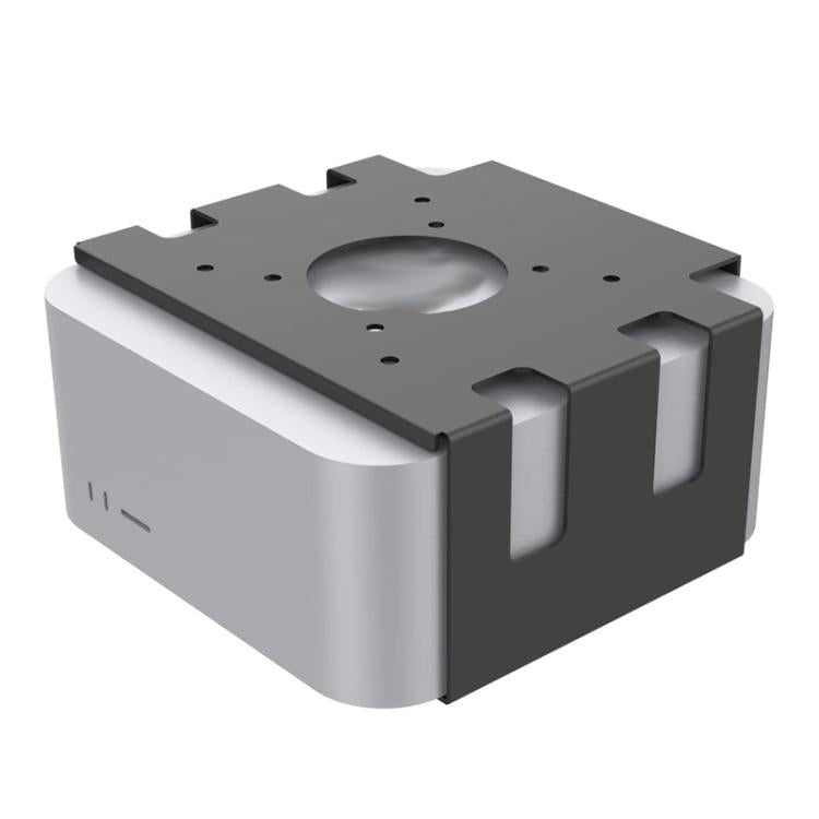 For Mac Studio Under Desk Metal Bracket Cooling Storage Wall Mount Stand(Black) - MINI PC Accessories & Gadgets by PMC TechLife | Online Shopping South Africa | PMC TechLife | Buy Now Pay Later Mobicred