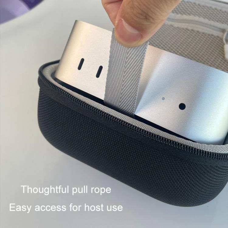 For Mac Mini M4 Storage Bag Computer Host Portable Protective Hard Case Storage Case(Black) - MINI PC Accessories & Gadgets by PMC TechLife | Online Shopping South Africa | PMC TechLife | Buy Now Pay Later Mobicred