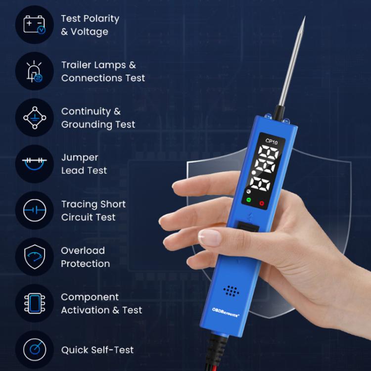 OBDResource 0-80V Multi-Function Portable Automobile Circuit Tester(CP10) - Electronic Test by OBDResource | Online Shopping South Africa | PMC TechLife | Buy Now Pay Later Mobicred