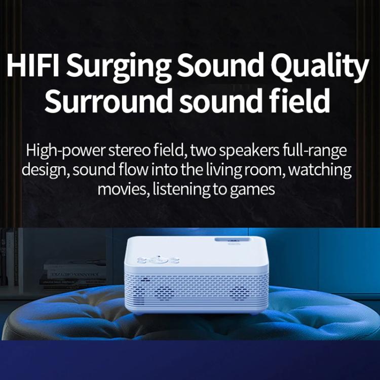 Z01 1080P 5G Bluetooth Projector Android 9.0 System Supports Mirroring Screen US Plug - LED Projector by PMC TechLife | Online Shopping South Africa | PMC TechLife | Buy Now Pay Later Mobicred