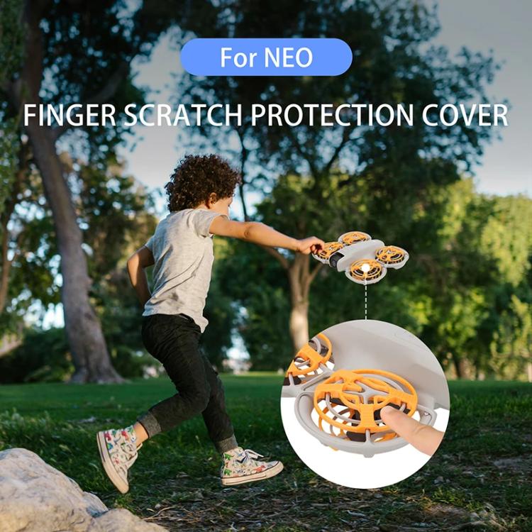 For DJI Neo CQT Drone Landing Scratch Protective Cover Prevent Finger Scratch Protective Cover Accessories, Color: Upper Gray - free shipping - PMC TechLife - Order now!