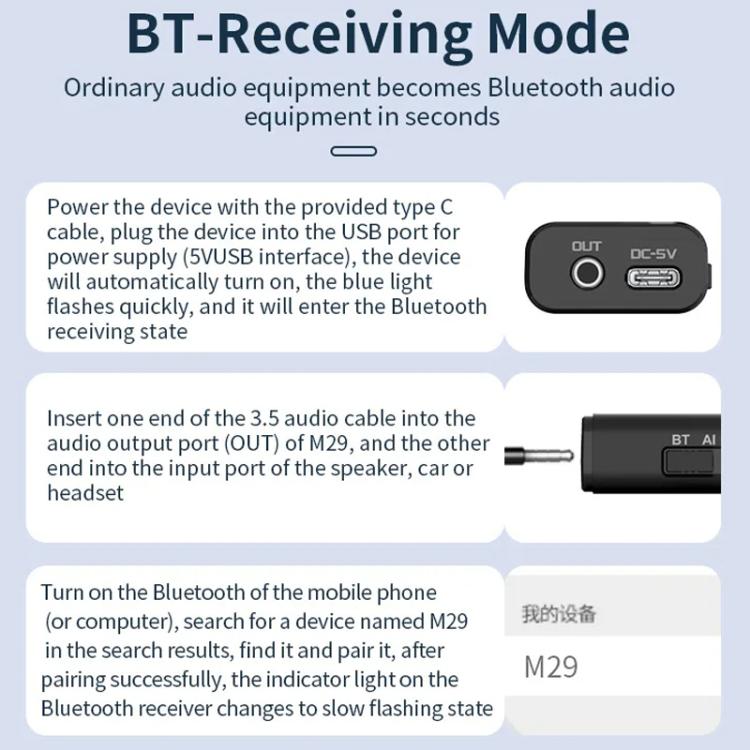 Bluetooth 5.4 Audio Common Ground Isolator Receiver Anti-interference Noise Reducer - Live Sound Effects Processors by PMC TechLife | Online Shopping South Africa | PMC TechLife | Buy Now Pay Later Mobicred