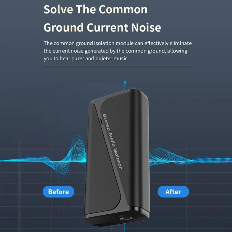 Bluetooth 5.4 Audio Common Ground Isolator Receiver Anti-interference Noise Reducer - Live Sound Effects Processors by PMC TechLife | Online Shopping South Africa | PMC TechLife | Buy Now Pay Later Mobicred