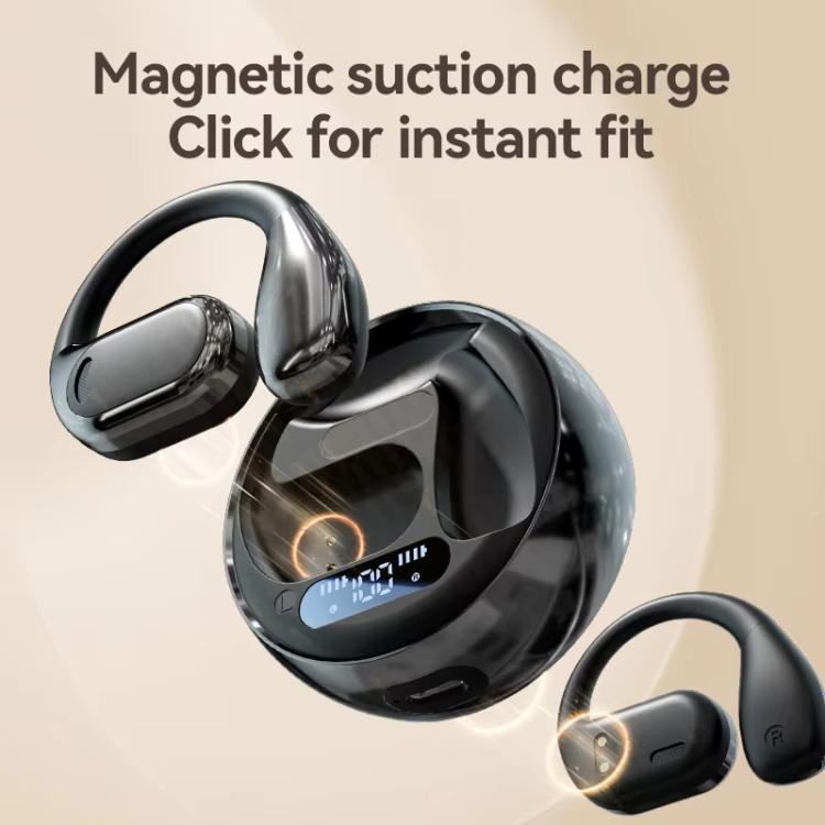 M76 Intelligent AI Translation On-Ear Digital Display Bluetooth Earphone(Black) - free shipping - PMC TechLife - Order now!