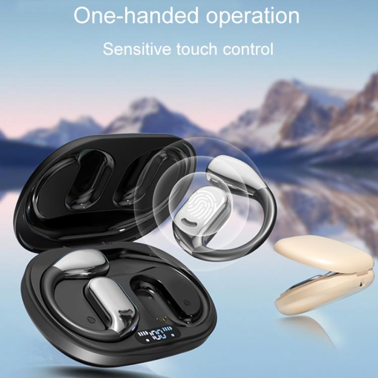 M75 On-Ear AI Intelligent Translation Language Conference Recording Wireless Digital Display Bluetooth Earphone(Skin Color) -  by PMC TechLife | Online Shopping South Africa | PMC TechLife | Buy Now Pay Later Mobicred