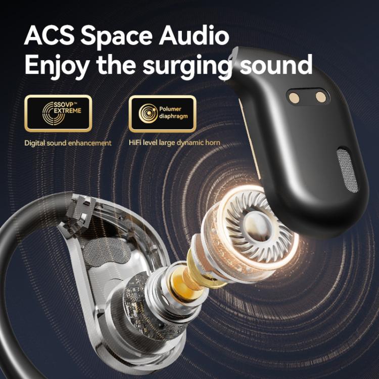 M75 On-Ear AI Intelligent Translation Language Conference Recording Wireless Digital Display Bluetooth Earphone(Black) -  by PMC TechLife | Online Shopping South Africa | PMC TechLife | Buy Now Pay Later Mobicred