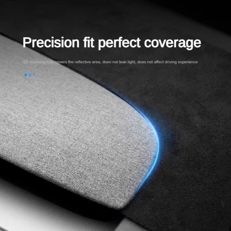 For Tesla Model 3 Dashboard Light-proof Heat-insulating Pad Suede Reflective Pad, Size: 1.2mm - Sound & Heat Insulation Cotton by PMC TechLife | Online Shopping South Africa | PMC TechLife | Buy Now Pay Later Mobicred