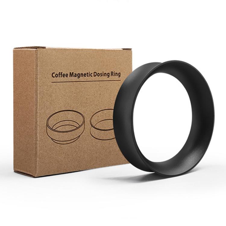 53mm Heightened Coffee Handle Powder Catch Magnetic Ring(Black) - free shipping - PMc TechLife - Order now!