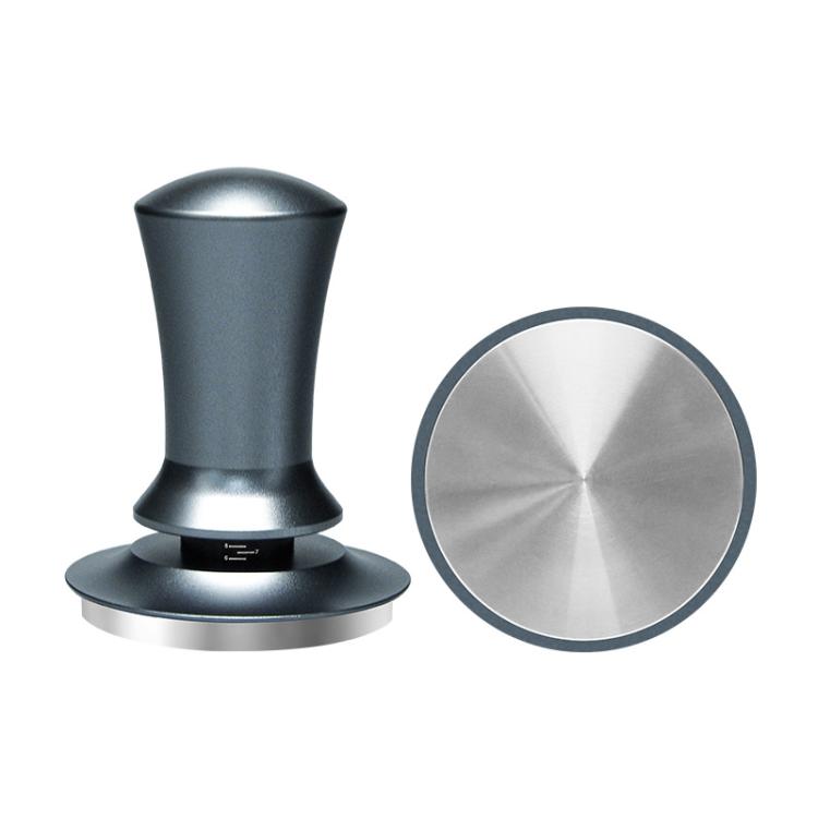 Scale Horizontal Constant Pressure Coffee Grinder Stretching Powder Press Hammer, Style: Silver Blue Flat Bottom(53mm) - free shipping - PMC TechLife - Order now!