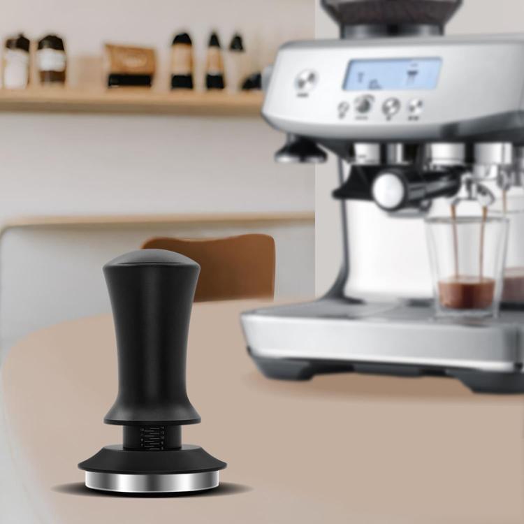 Scale Horizontal Constant Pressure Coffee Grinder Stretching Powder Press Hammer, Style: Silver Blue Flat Bottom+Round Base(51mm) - free shipping - PMC TechLife - Order now!
