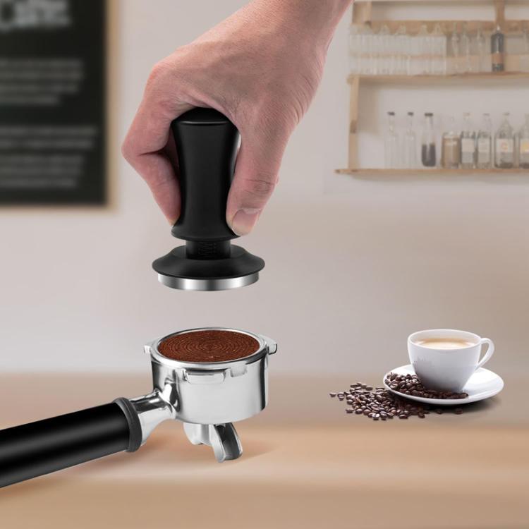 Scale Horizontal Constant Pressure Coffee Grinder Stretching Powder Press Hammer, Style: Black Flat Bottom(53mm) - free shipping - PMC TechLife - Order now!