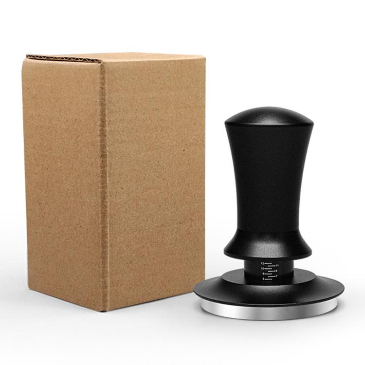 Scale Horizontal Constant Pressure Coffee Grinder Stretching Powder Press Hammer, Style: Black Flat Bottom+Round Base(58mm) - free shipping - PMC TechLife - Order now!
