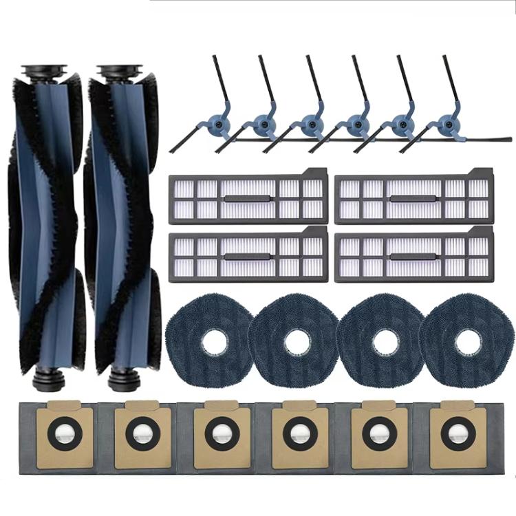 4pcs Side Brush For Eufy X10 Pro Omni Robot Vacuum Replacement Parts - Other Accessories by PMc TechLife | Online Shopping South Africa | PMc TechLife | Buy Now Pay Later Mobicred