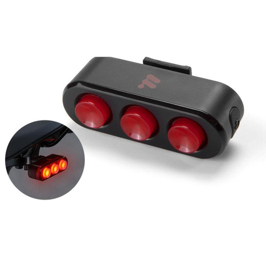 WEST BIKING Bicycle Night Riding Long Endurance Warning Brake Taillight, Style: Round Light Smart - Taillights by WEST BIKING | Online Shopping South Africa | PMC Jewellery | Buy Now Pay Later Mobicred