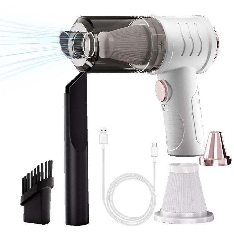 Mini Powerful Car Wireless Vacuum Cleaner Household Handheld Desktop Cleaner(White) - Vacuum Cleaner by PMc TechLife | Online Shopping South Africa | PMc TechLife | Buy Now Pay Later Mobicred