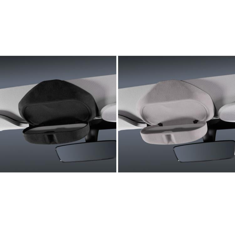 For Tesla Suede Leather Glasses Storage Box, Model: 2024 Model 3 Beige - Sunglasses & Glasses Clips by PMc TechLife | Online Shopping South Africa | PMc TechLife | Buy Now Pay Later Mobicred