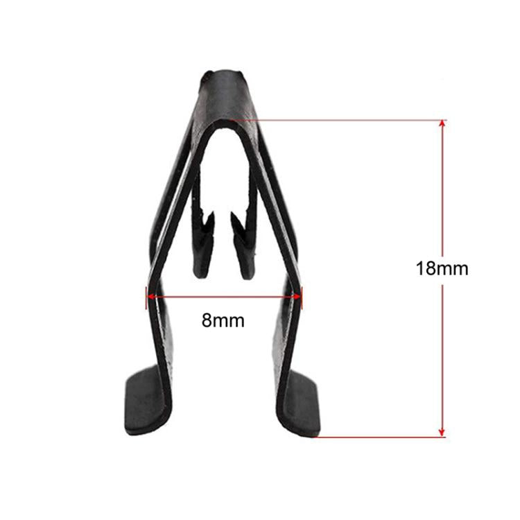 10pcs / Pack Universal For Car Dashboard Decorative Metal Clips - Auto Fastener & Clips by PMc TechLife | Online Shopping South Africa | PMc TechLife | Buy Now Pay Later Mobicred