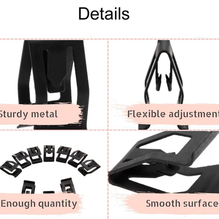 10pcs / Pack Universal For Car Dashboard Decorative Metal Clips - Auto Fastener & Clips by PMc TechLife | Online Shopping South Africa | PMc TechLife | Buy Now Pay Later Mobicred