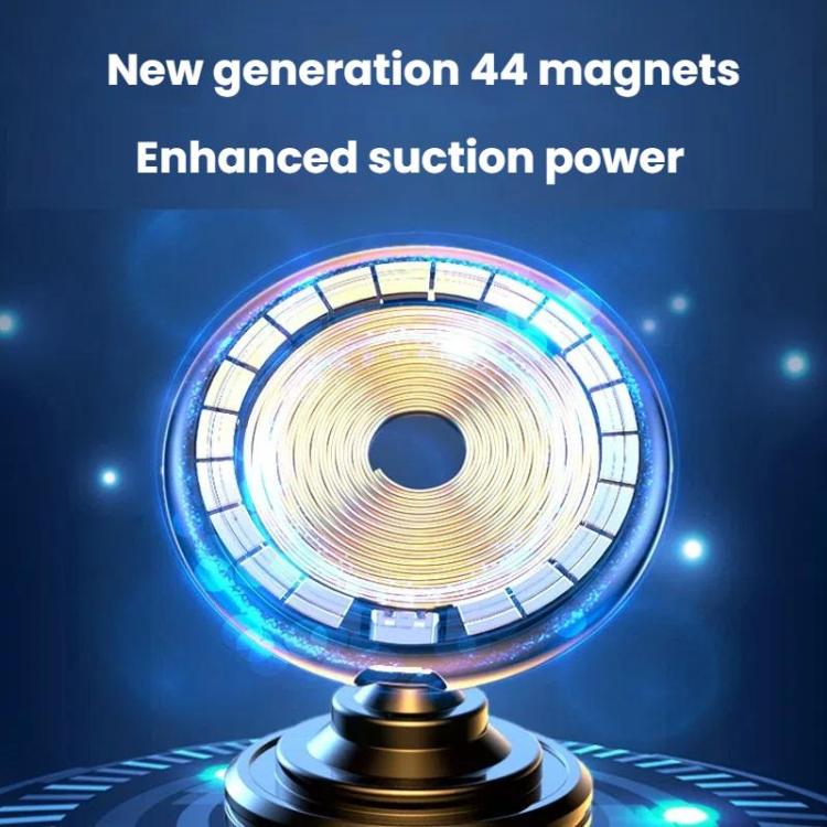 15W Car Magnetic Wireless Charging Phone Holder Alloy Base, Spec: Adhesive Black - free shipping - PMc TechLife - Order now!