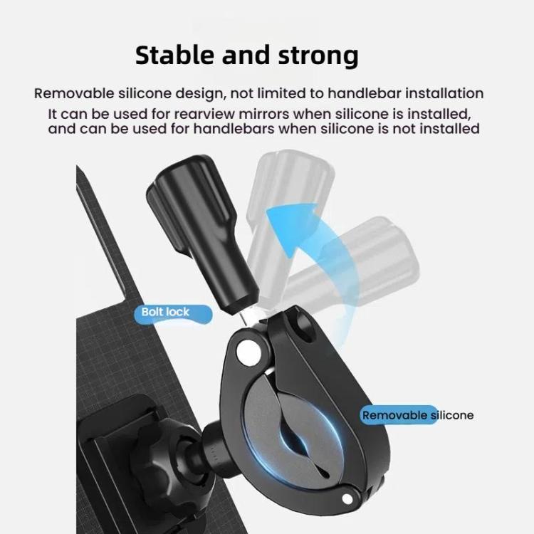 Bicycle Holder Waterproof Pouch Bag Bike Motorcycle Handlebar Mirror Phone Stand Mount, Size: XL - Holders by PMC TechLife | Online Shopping South Africa | PMC TechLife | Buy Now Pay Later Mobicred
