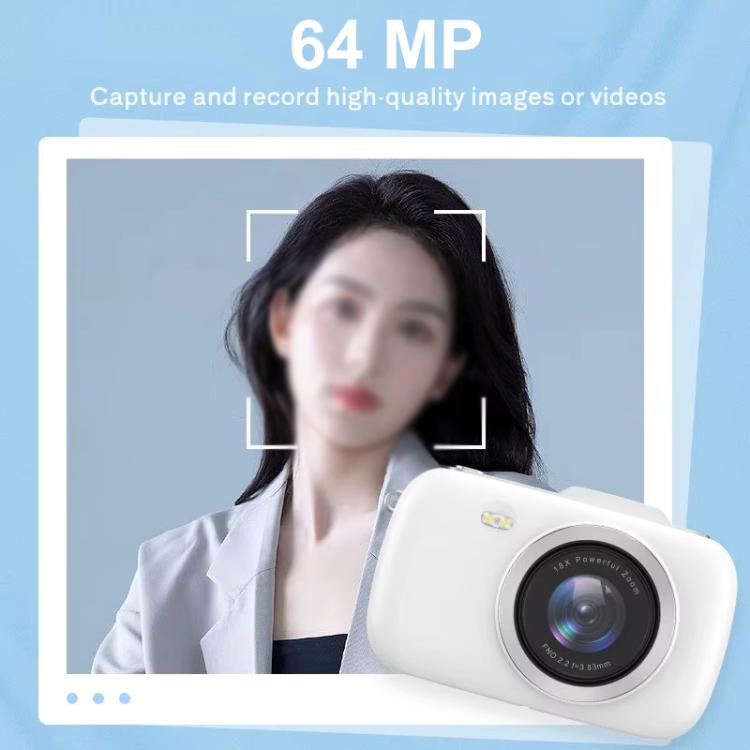 G7-A 2.8-inch 18X Digital Zoom 4K HD Beauty Digital Camera(White) - Children Cameras by PMC TechLife | Online Shopping South Africa | PMC TechLife | Buy Now Pay Later Mobicred