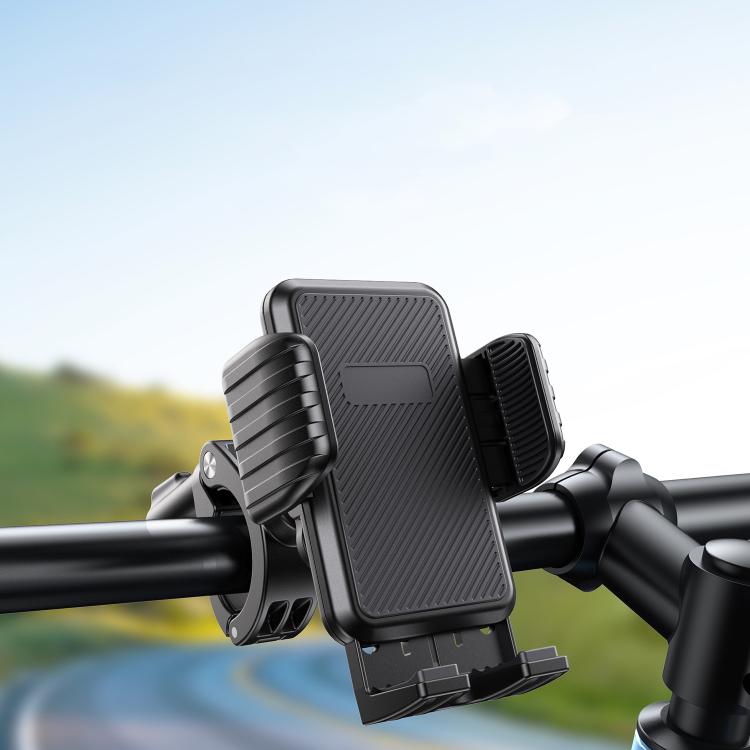 Bicycle Motorcycle Shock Absorption Mobile Phone Holder Gravity Navigation Mount(Black) - Holders by PMc TechLife | Online Shopping South Africa | PMc TechLife | Buy Now Pay Later Mobicred