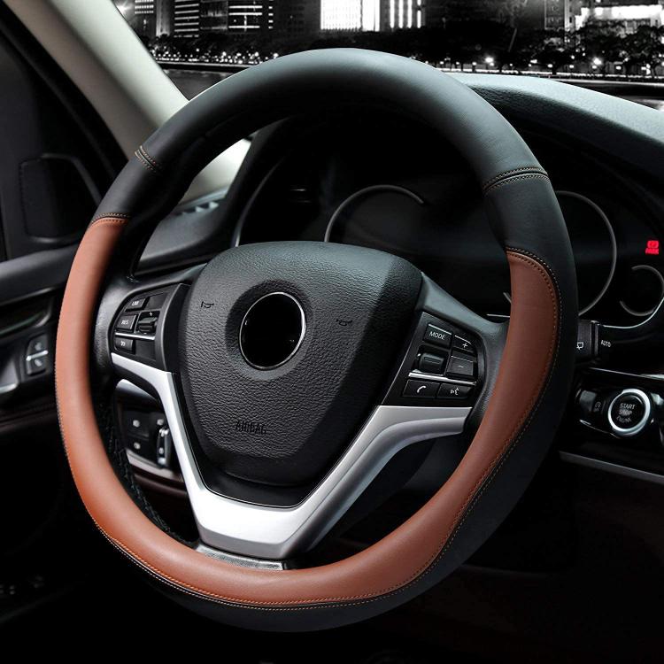 38cm Cars Universal Microfiber Steering Wheel Cover(Wine Red) - Steering Wheel Accessories by PMc TechLife | Online Shopping South Africa | PMc TechLife | Buy Now Pay Later Mobicred