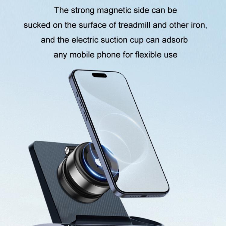 Car Navigation Eectric Vacuum Magnetic Suction Cup Multifunctional Bracket(Black) - Universal Car Holders by PMc TechLife | Online Shopping South Africa | PMc TechLife | Buy Now Pay Later Mobicred