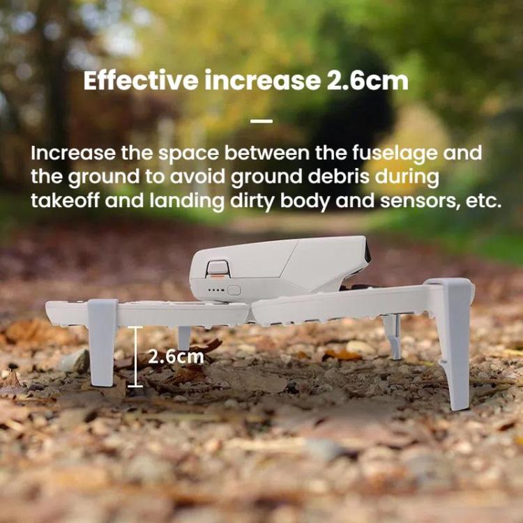 For DJI Flip CQT 4 In 1 Drone Folding Booster Stand Scratch and Wear Resistant Landing Protective Bracket(Gray) - free shipping - PMC TechLife - Order now!