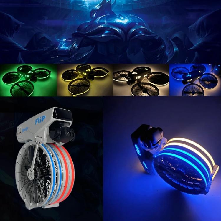 For DJI Flip CQT Drone Light Up Stickers Cool Fuselage Luminous Stickers(Red Blue) - free shipping - PMC TechLife - Order now!