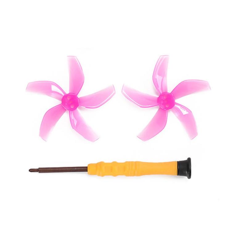 1pair For DJI Neo RCSTQ Drone 5 Blade Paddle Quick Release Replacement Blade(Pink) - DIY Propeller by RCSTQ | Online Shopping South Africa | PMc TechLife | Buy Now Pay Later Mobicred