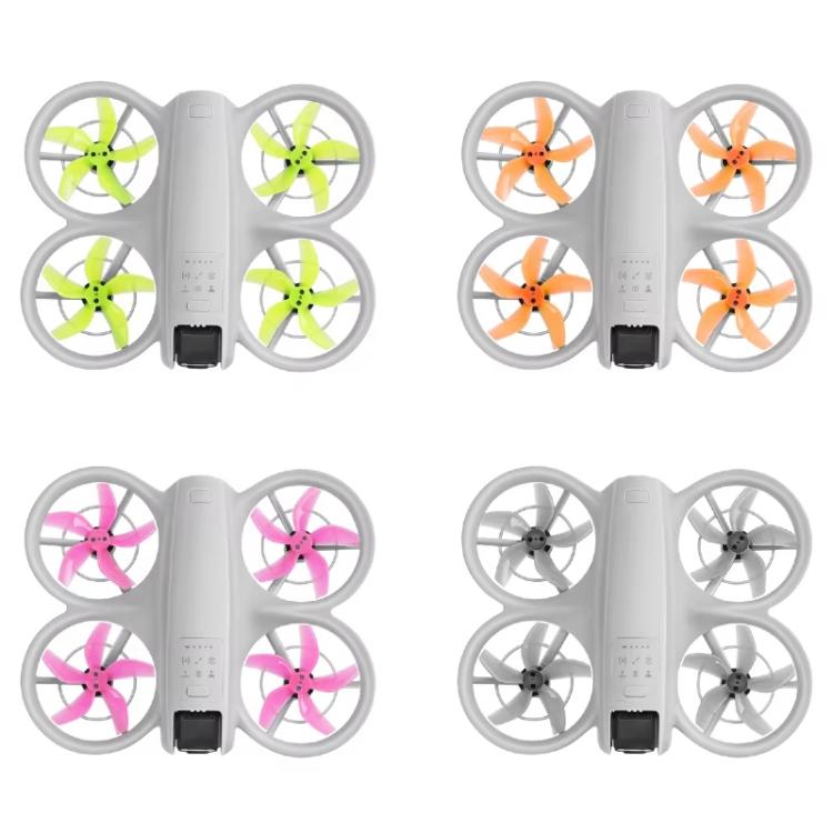 1pair For DJI Neo RCSTQ Drone 5 Blade Paddle Quick Release Replacement Blade(Gray) - DIY Propeller by RCSTQ | Online Shopping South Africa | PMc TechLife | Buy Now Pay Later Mobicred