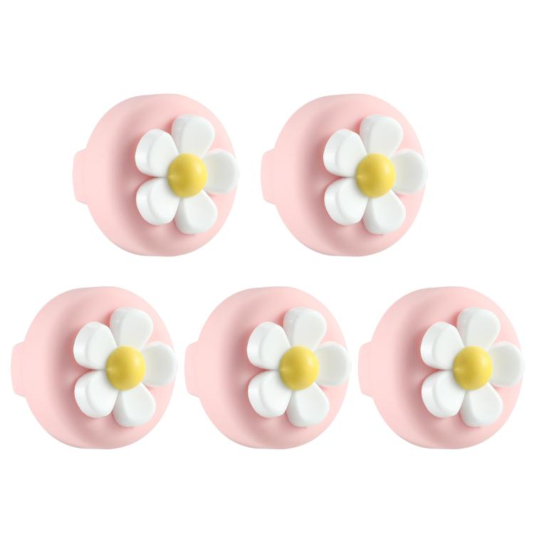 5pcs /Pack For Airtag Children Shoelace Fixed Locator Silicone Protective Cover(Daisy) - Other by PMc TechLife | Online Shopping South Africa | PMc TechLife | Buy Now Pay Later Mobicred