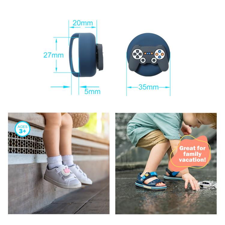 5pcs /Pack For Airtag Children Shoelace Fixed Locator Silicone Protective Cover(Astronauts) - Other by PMc TechLife | Online Shopping South Africa | PMc TechLife | Buy Now Pay Later Mobicred