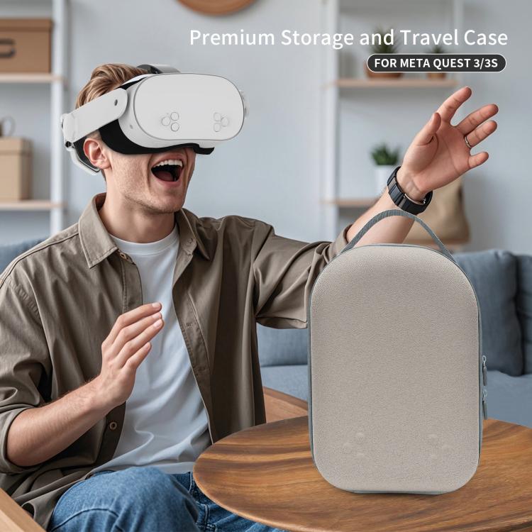 For Meta Quest 3S / 3 VR Headset JYS Storage Bag Handbag(Gray) - free shipping - PMC TechLife - Order now!