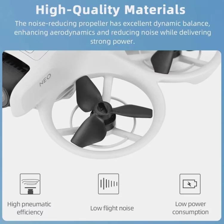 For DJI Neo BRDRC 2pairs Drone Propeller Wing Protection Accessories(Red) - DIY Propeller by BRDRC | Online Shopping South Africa | PMc TechLife | Buy Now Pay Later Mobicred