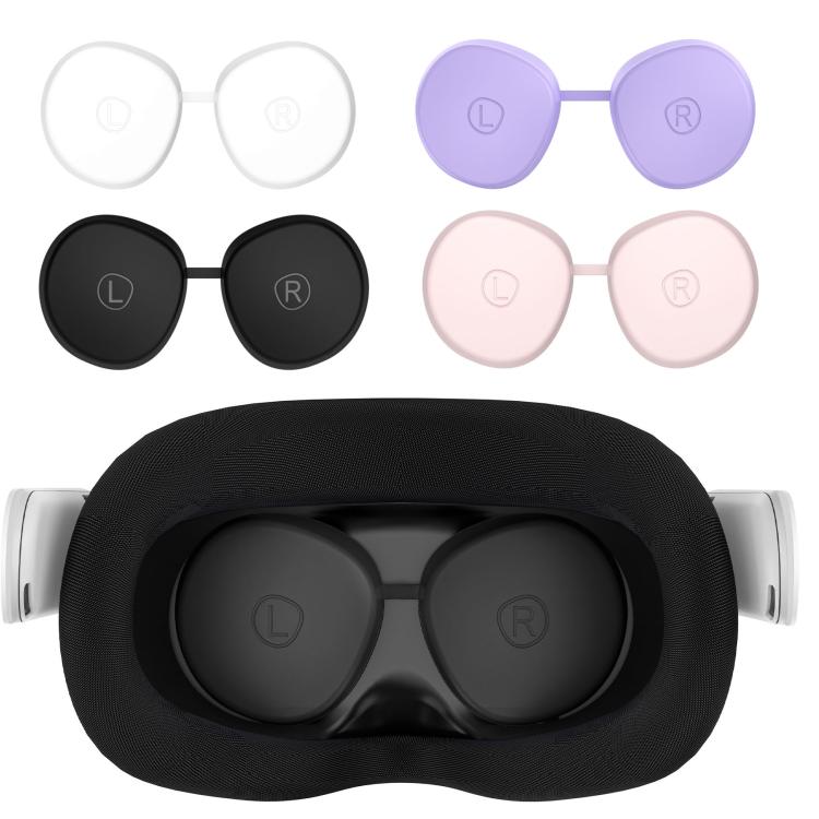 For Meta Quest 3S / Quest 2 VR Lens TPU Protective Cover(White) - VR Accessories by PMC TechLife | Online Shopping South Africa | PMC TechLife | Buy Now Pay Later Mobicred