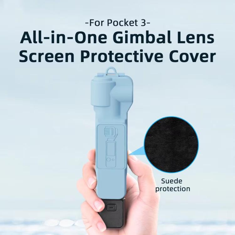 For DJI OSMO Pocket 3 BRDRC Lens Cap Camera Case Screen Protector Accessories(Black) - free shipping - PMC TechLife - Order now!