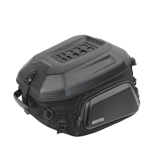 Rhinowalk MT2335 23L-35L Expandable Large-capacity EVA Hard Shell Motorcycle Tail Bag(Carbon Fiber) - Bags & Luggages by Rhinowalk | Online Shopping South Africa | PMC Jewellery | Buy Now Pay Later Mobicred