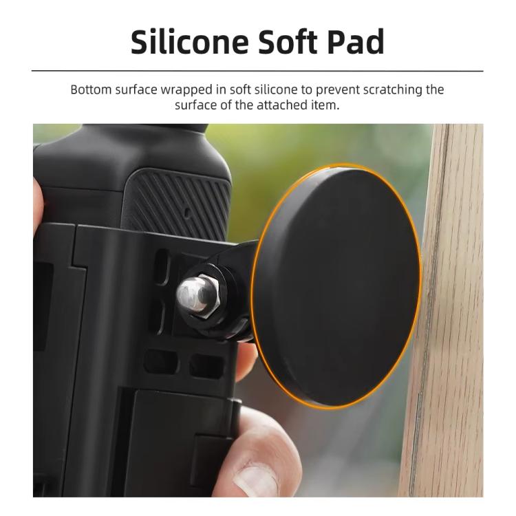 6pcs /Set For DJI Osmo Pocket 3 Flymile Magnetic Bracket Fixed Base Back Clip Adapter Bezel Accessories - free shipping - PMC TechLife - Order now!