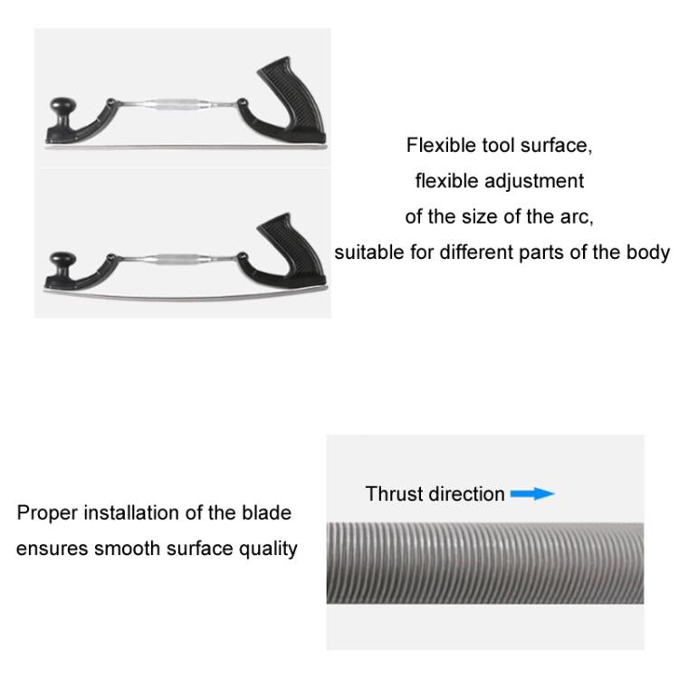 Body Sheet Metal Data Restoration Grinding File, Specifications: Tool Holder + Blade Middle Teeth - Sheet Metal Tools by PMc TechLife | Online Shopping South Africa | PMc TechLife | Buy Now Pay Later Mobicred