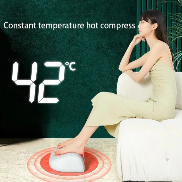 Z5 Dual-frequency Red Light Constant Temperature Hot Compress Foot Massager, Spec: EU Plug(Black) - free shipping - PMC TechLife - Order now!