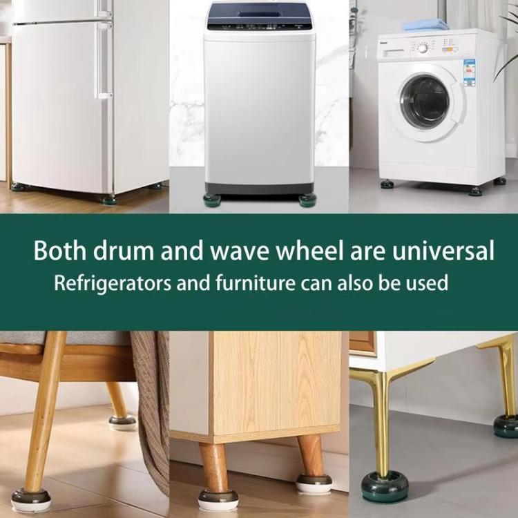 4pcs /Set Washing Machine Foot Pads Heightened Base for Refrigerators Furniture(Green) - free shipping - PMC TechLife - Order now!