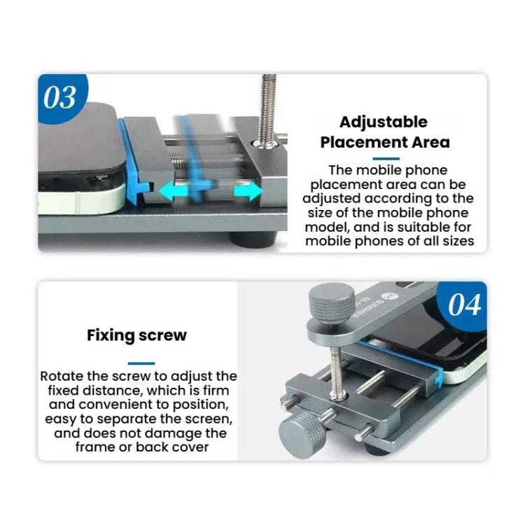 SUNSHINE SS-601G LCD Screen Separator Free Heating Mobile Phone Screen Quick Removal Clamping Fixture Repair Tool - free shipping - PMC TechLife - Order now!