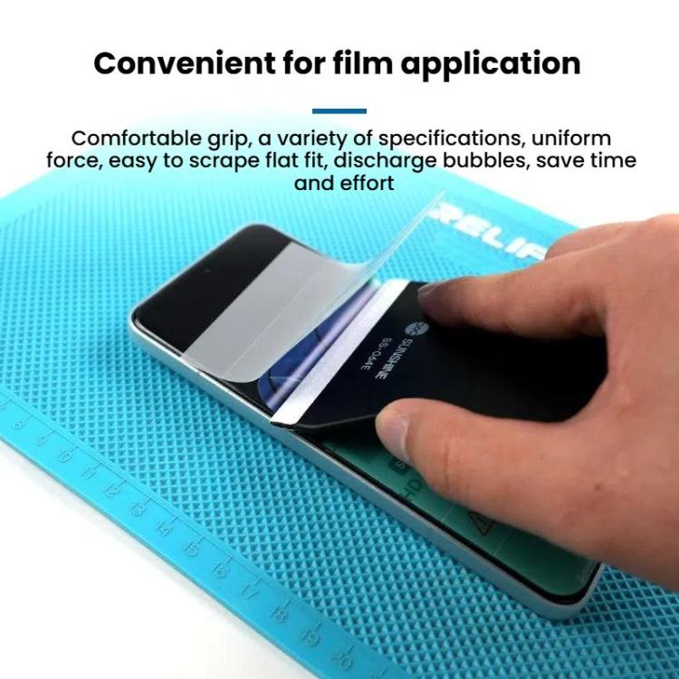SUNSHINE SS-064F Mobile Phone Tablet PCs Protective Film Scraper Hydrogel Film Screen Scraper Card - free shipping - PMC TechLife - Order now!