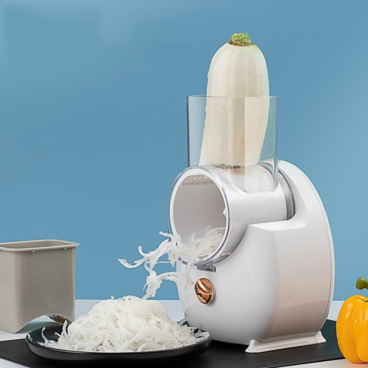 CY-661 3-in-1 Kitchen Multifunctional Roller Electric Vegetable Cutter, Spec: White UK Plug - Cutter & Peeler by PMc TechLife | Online Shopping South Africa | PMc TechLife | Buy Now Pay Later Mobicred