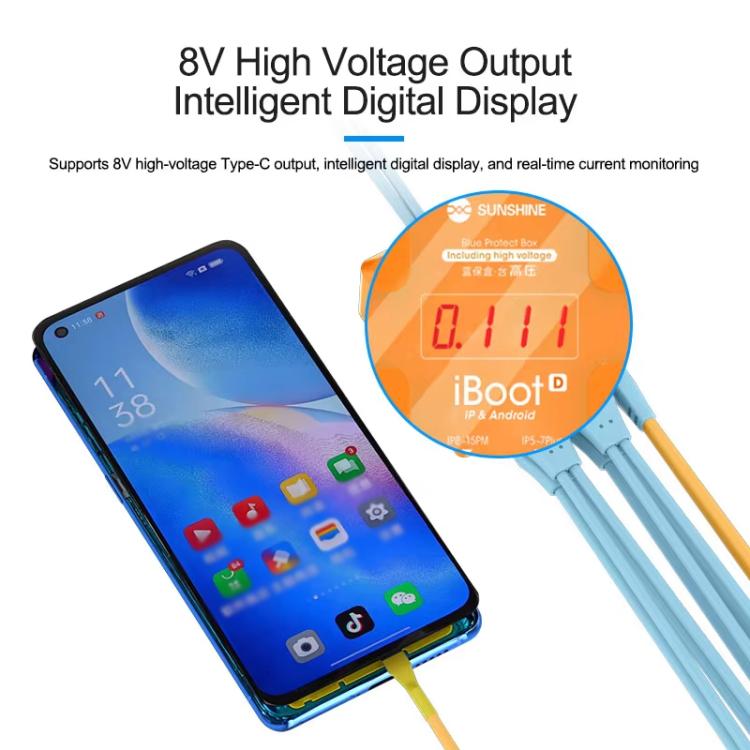 SUNSHINE iBoot D For iPhone Android Power Cable Mobile Phone Repair Tool Battery Power Test Boot Cable - free shipping - PMC TechLife - Order now!